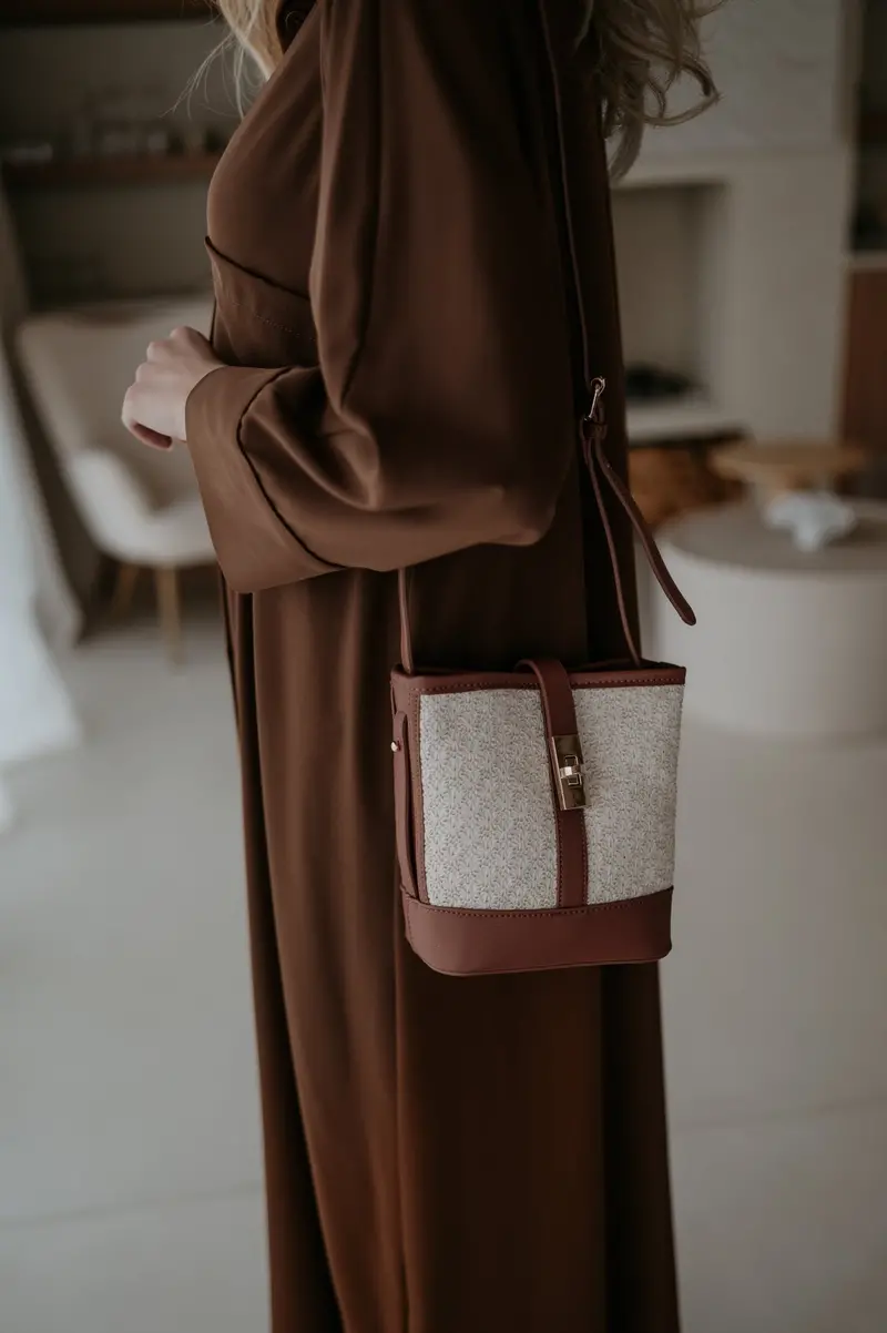 Fonte Beige-Cognac Handbag 1
