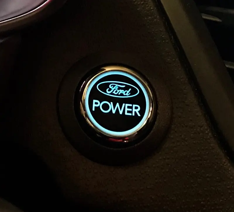 Ford-Style Blue-Illuminated Ignition Start Button – Fiesta / Focus St 1