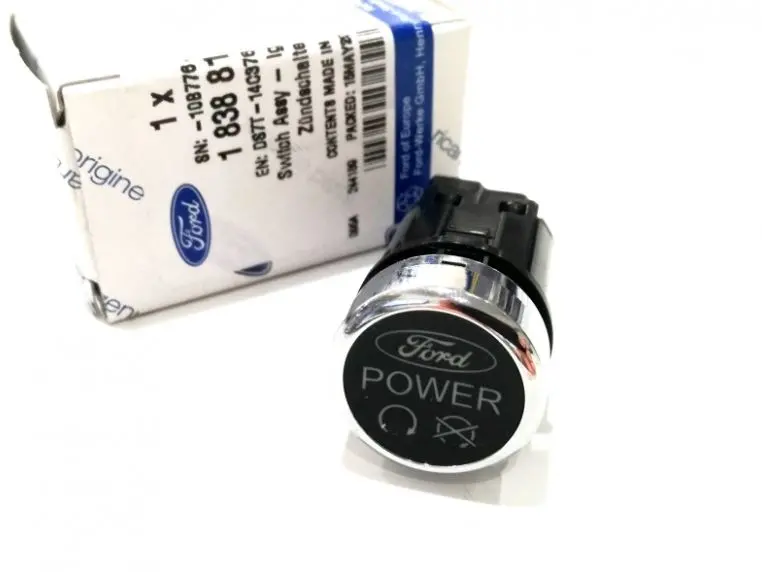 Ford-Style Red-Illuminated Ignition Start Button – Fiesta St 1