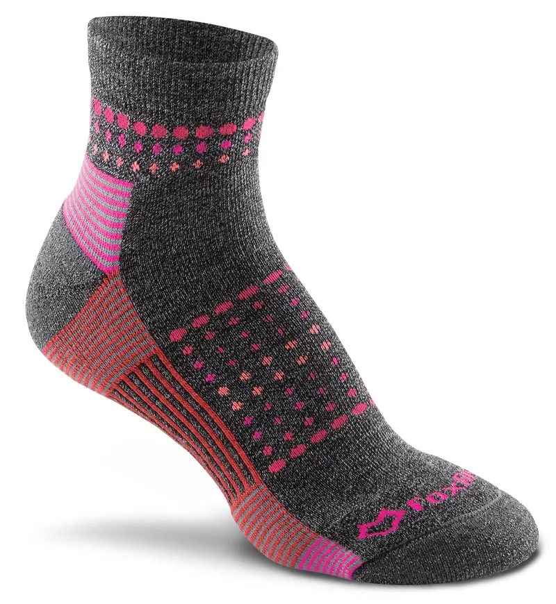 Fox River Women'S Ombre Sunrise Lightweight Quarter-Crew Socks 1