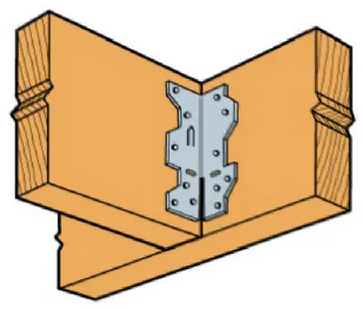 Framing Angle Bracket – 18-Gauge Steel, Fits 2X3 And 2X4 Lumber 1