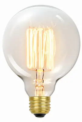 G30 Globe Edison Light Bulb – Tinted Glass, 60W Filament Design 1
