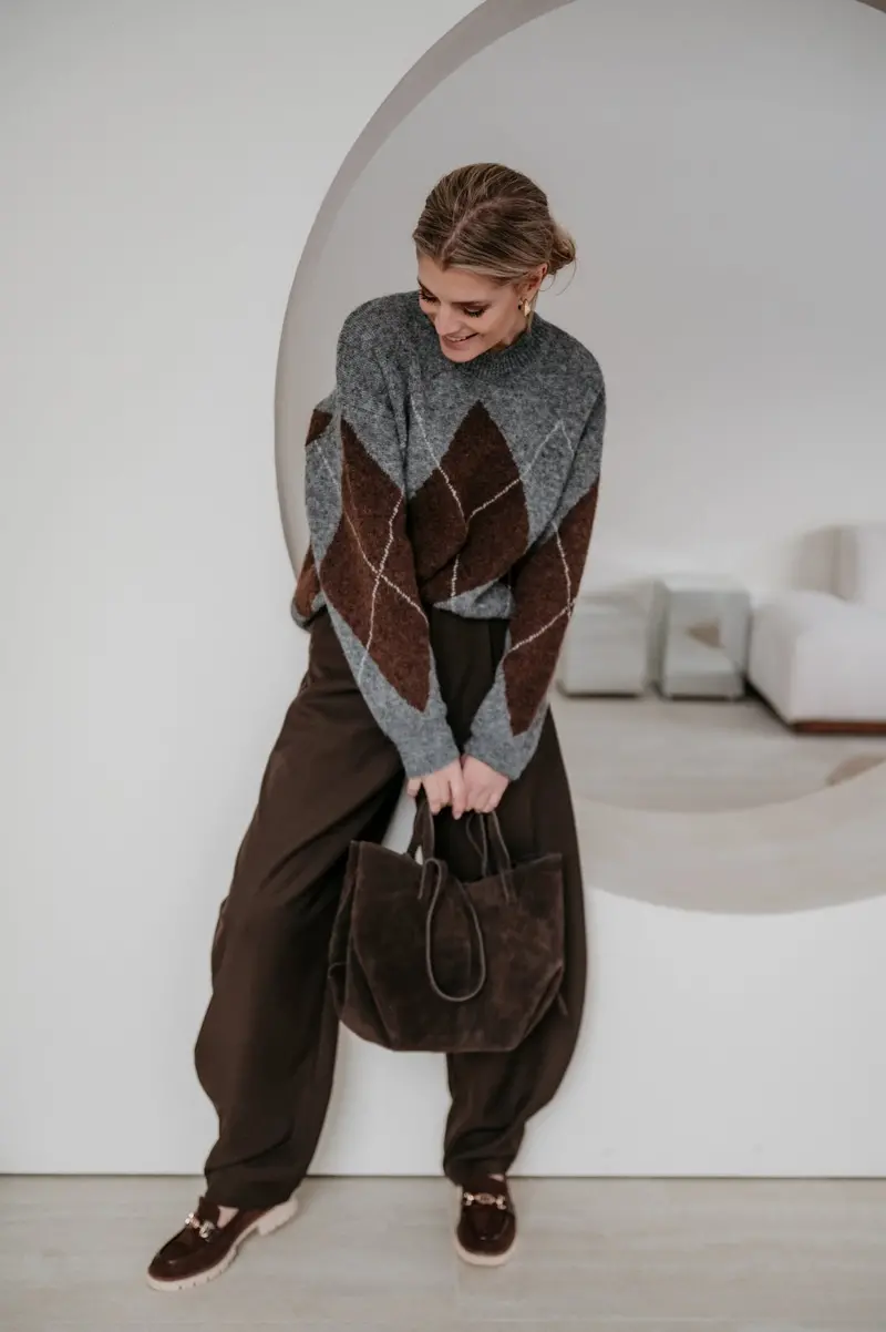 Ghirba Chocolate Brown Handbag 1
