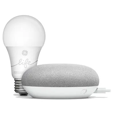Home Mini Smart Light Starter Kit – Chalk Finish With Google Assistant Support 1