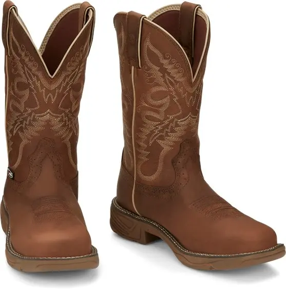 Justin Boots Women'S Rush 11-Inch Waterproof Eh Square Composite Toe Boots 1