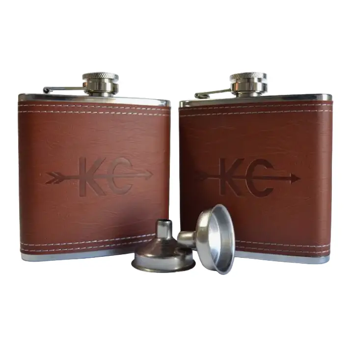 Kansas City Kc Arrow Flask – Stainless Steel Travel Bottle 1