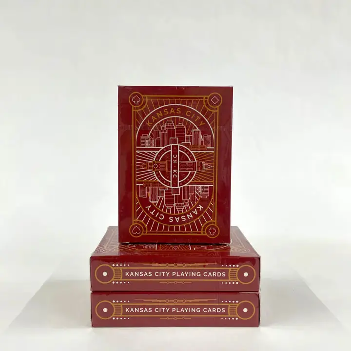 Kansas City Landmarks Playing Cards – Art Deco Red Edition 1