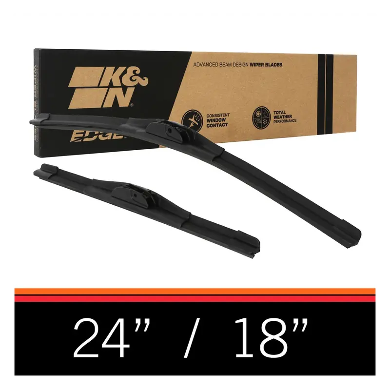 K&N Edge 24-Inch And 18-Inch Windshield Wiper Blades For 2022–2026 Hyundai Elantra N 1