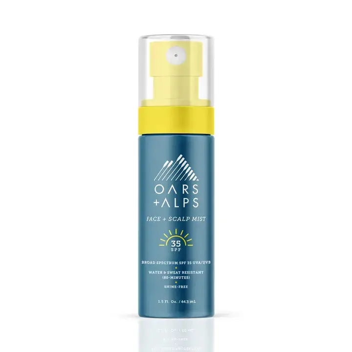 Lightweight Face & Scalp Sunscreen Mist Spf 35 – Oars + Alps 1