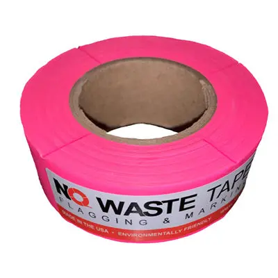 Lime Green Surveyor'S Flagging Tape – 1-3/16 In × 150 Ft Roll 1