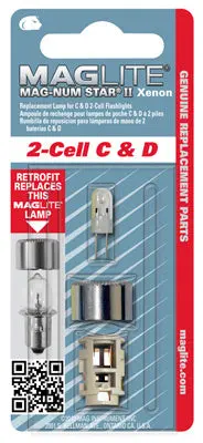 Magnum Star Ii Xenon Replacement Lamp For 2-Cell Maglite Flashlights 1