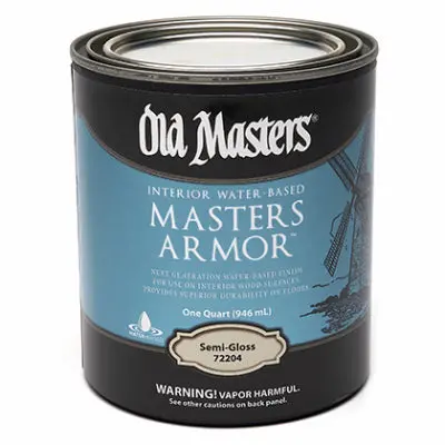 Masters Armor Water-Based Semi-Gloss Clear Sealant – 1-Quart Size 1