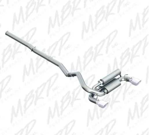 Mbrp Aluminized Dual-Outlet Cat-Back Exhaust For 2016+ Focus Rs 1