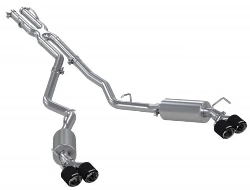 Mbrp Dual Exhaust System – 2.5-Inch Rear Exit With Carbon Fiber Quad Tips For 2020+ Explorer St 1