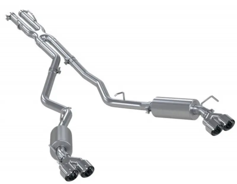 Mbrp Dual Exhaust System – 2.5-Inch Rear Exit With Polished Quad Tips (Aluminized Steel) For 2020+ Explorer St 1