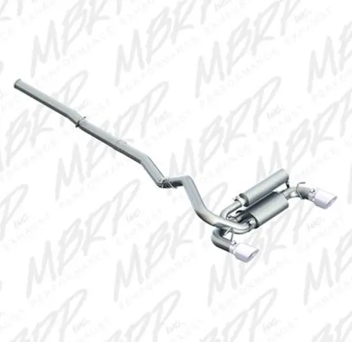 Mbrp Stainless Steel Dual-Outlet Cat-Back Exhaust For 2016+ Focus Rs 1