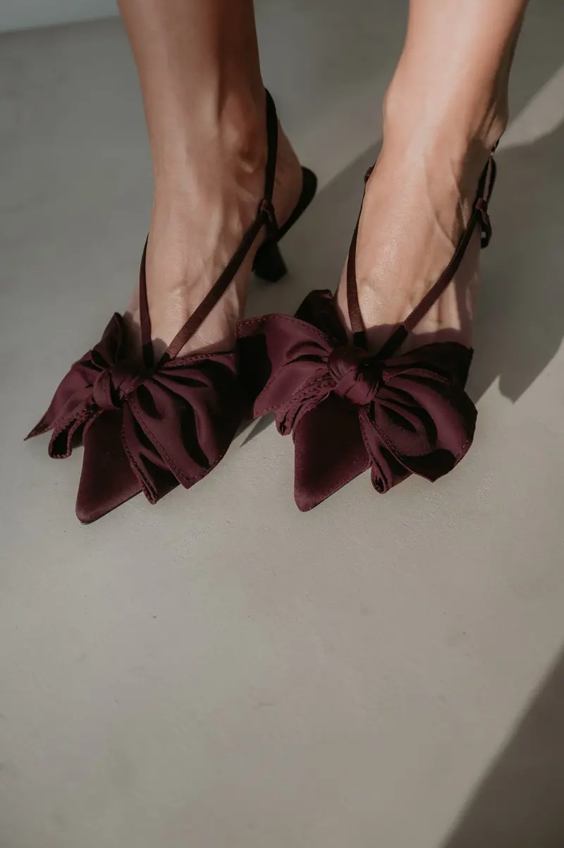 Menza Bordeaux Heeled Sandals 1