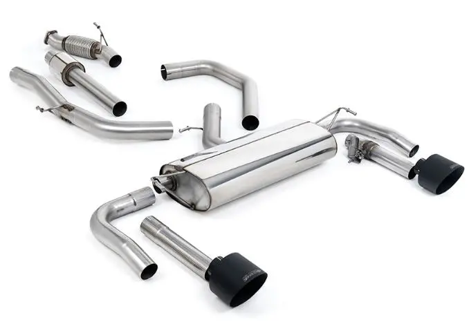Milltek Resonated Valved Cat-Back Exhaust System With Black Tips – 2022+ Elantra N 1