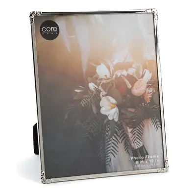 Modern Silver Metal Photo Frame – Sleek 8 X 10 Inch Display Stand 1