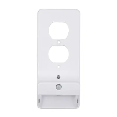 Motion-Sensing Led Night Light Wall Plate – Duplex Outlet, White Finish 1