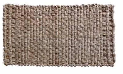 Natural Tan Jute Panama Coil Area Rug – Handwoven Texture, 24 X 36 Inches 1