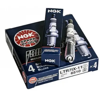 Ngk Iridium Ix Spark Plugs (6510) – Pre-Gapped, One-Step Colder Set (4) 1