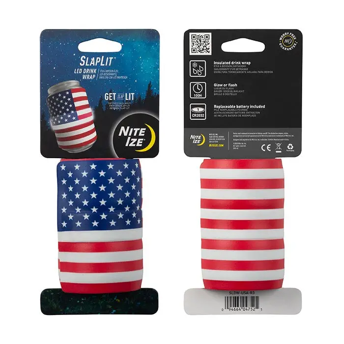 Nite Ize Slaplit Led Drink Wrap – Insulated, Light-Up Beverage Sleeve 1