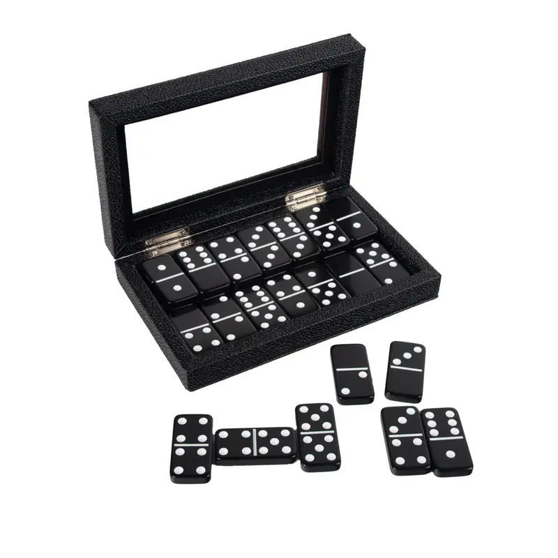 Onyx Domino Set – Handcrafted Stone Game Set By Brouk & Co. 1