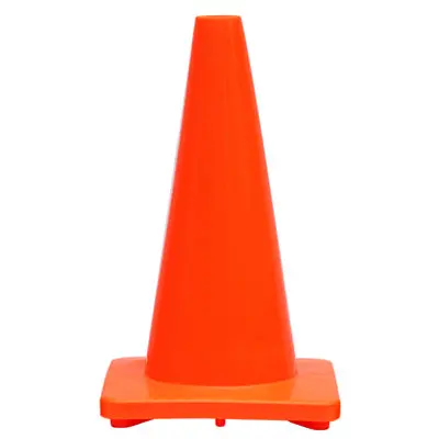Orange Pvc Traffic Cone – 18-Inch Height For Safety And Visibility 1