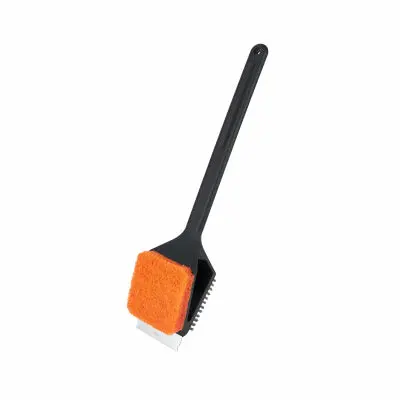 Os Dual Grill Brush – Heavy-Duty Dual-Surface Bbq Cleaning Tool 1