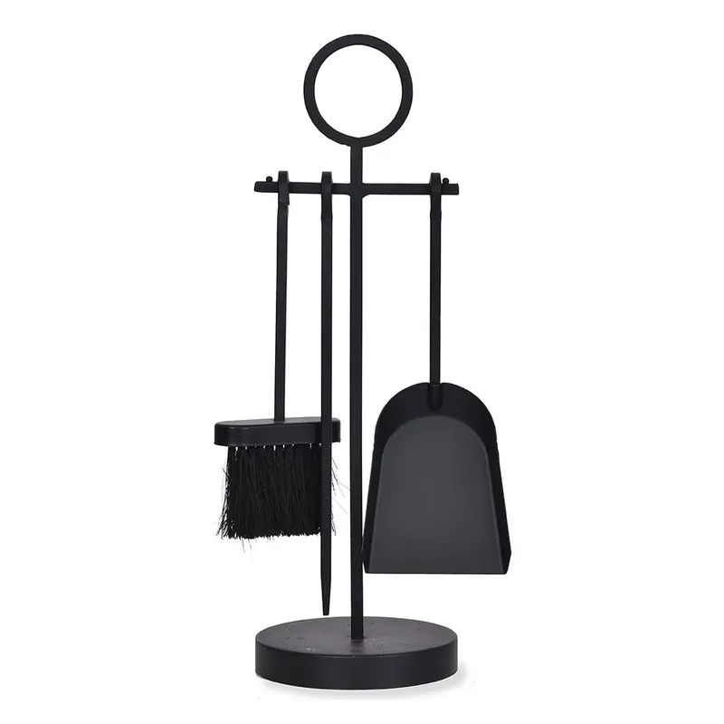 Paxford Fireside Tool Set – Cast Iron Fireplace Accessories 1
