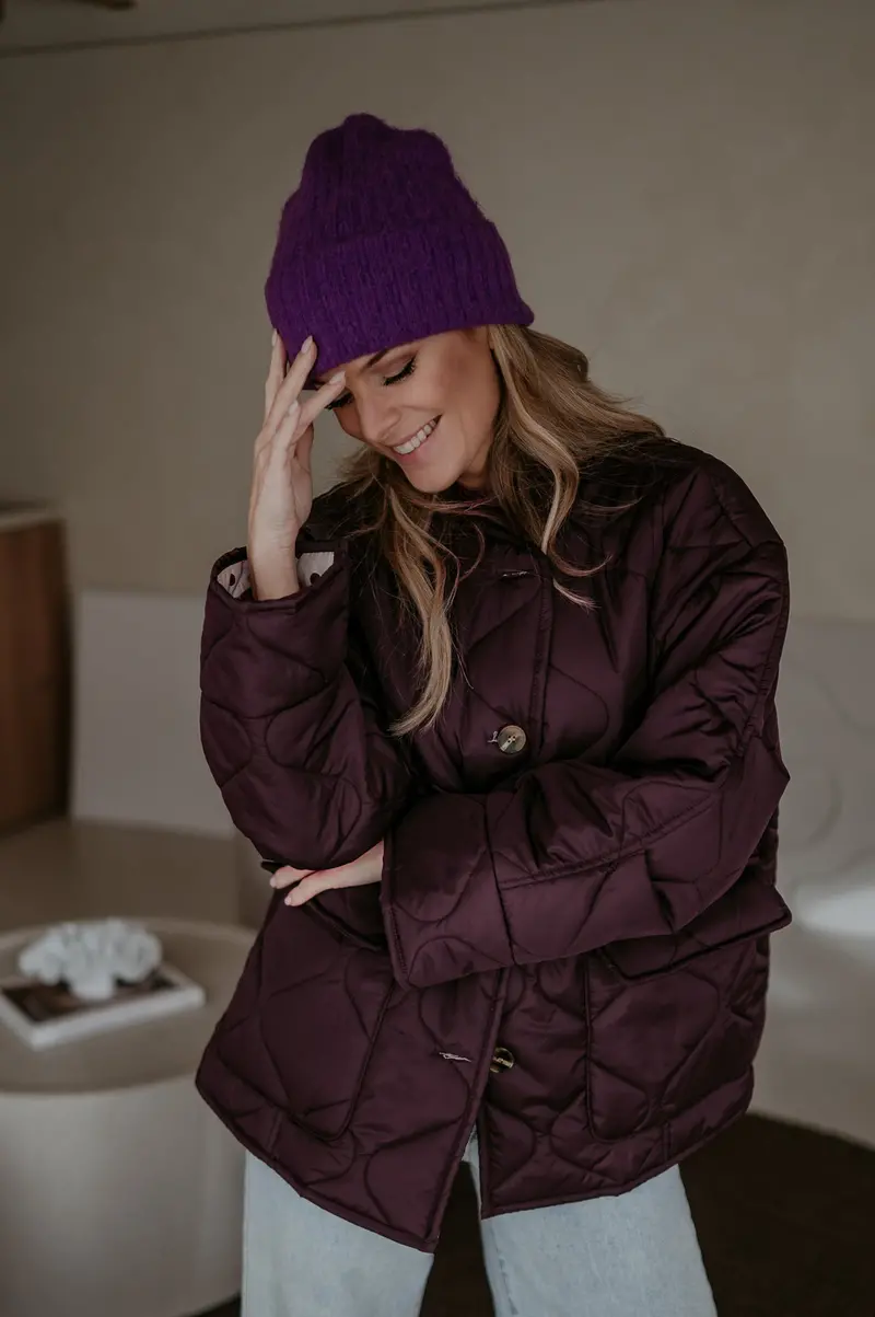 Piedi Purple Wide-Brim Hat 1