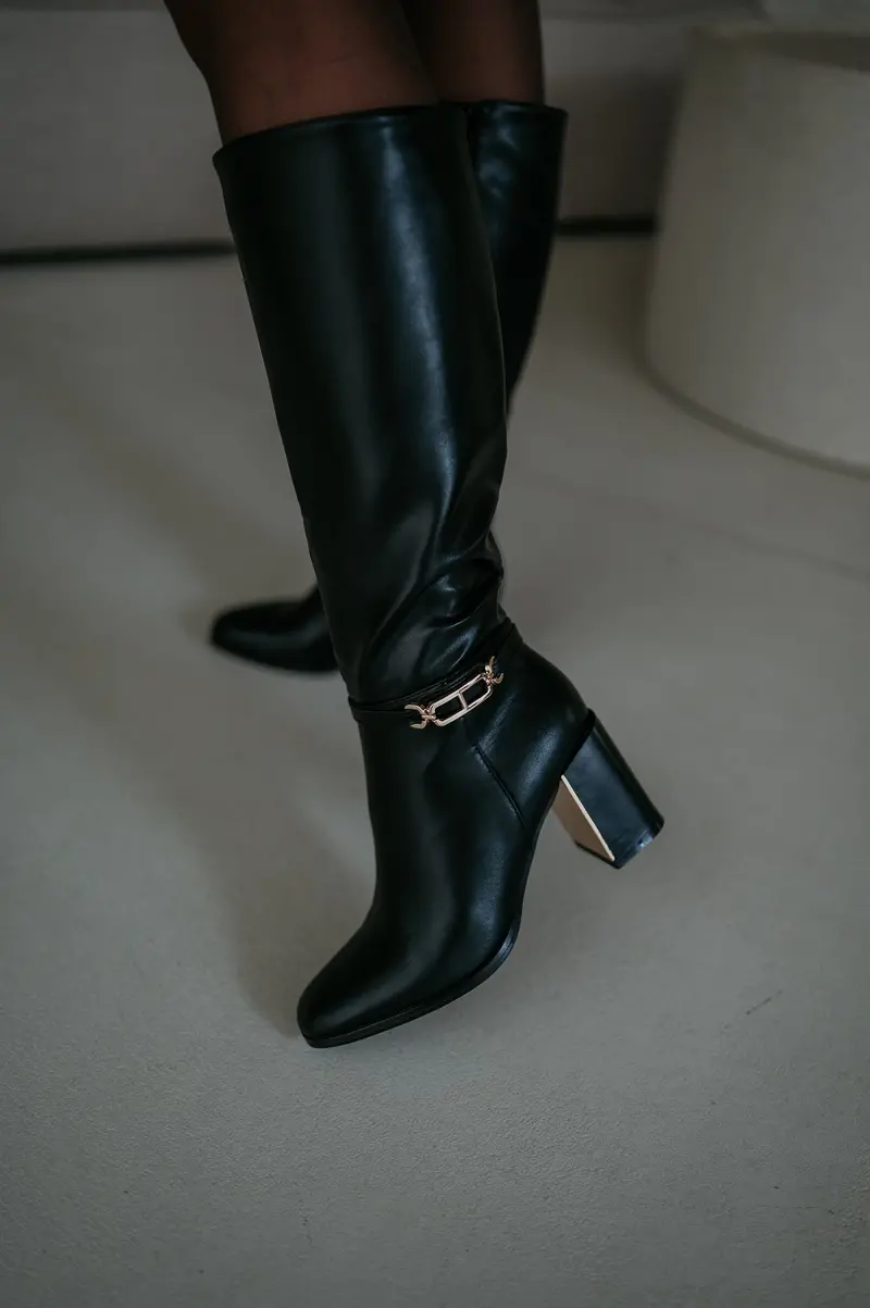 Placarsi Black Ankle Boots 1