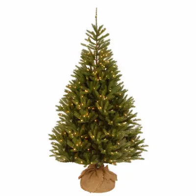 Pre-Lit Artificial Christmas Tree – 7-Foot Topeka Spruce With 500 Clear Leds 1