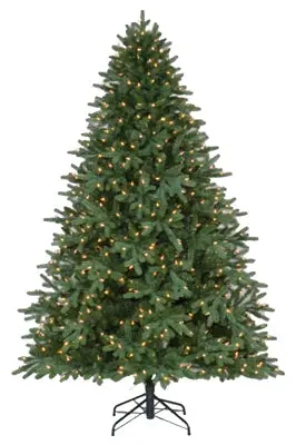 Pre-Lit Olympus Fir Artificial Christmas Tree – 7.5 Ft, 420 Warm White Leds 1