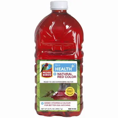 Pre-Mixed Hummingbird Nectar – 64 Oz, No-Dilution Formula 1