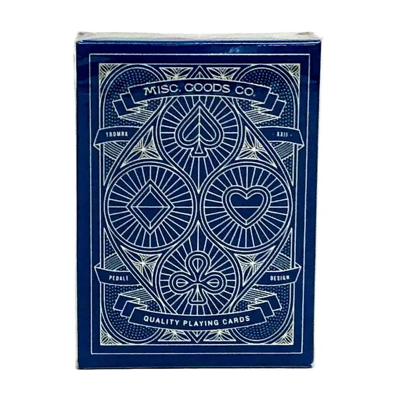 Premium Blue And Silver Playing Card Deck 1