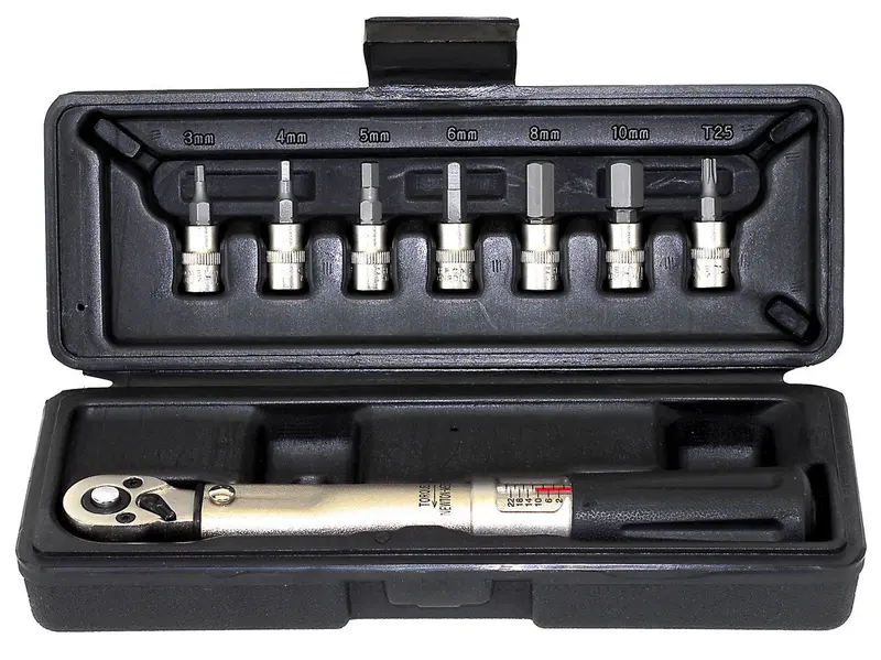 Professional Torque Wrench Kit – 2–24 Nm, Black Carrying Case 1