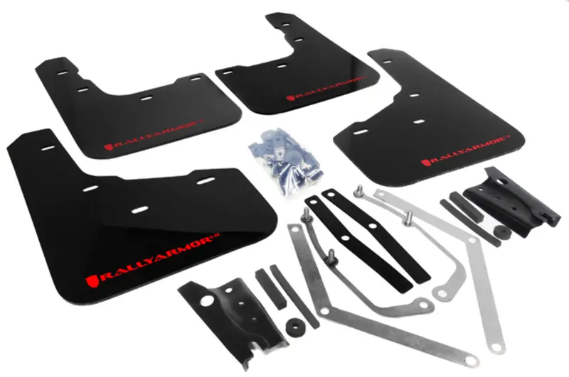 Rally Armor Custom-Color Mud Flap Set For 2014–2019 Ford Fiesta St (8 Options) 1