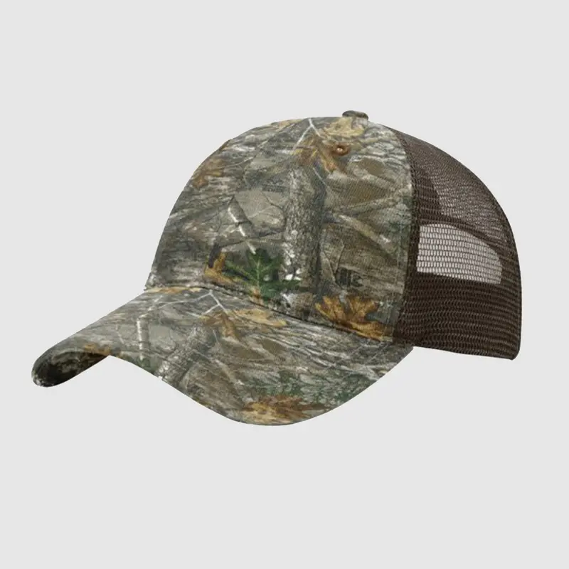Richardson 111 Camo Trucker Hat – Washed Finish, Custom Embroidery Ready 1