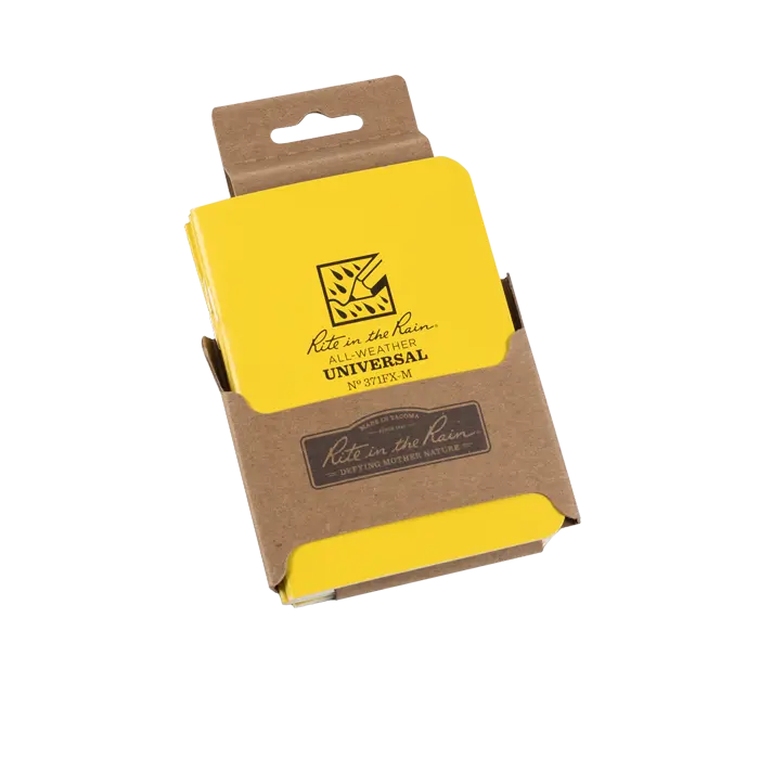 Rite In The Rain 3-Pack Weatherproof Mini Notebooks – 3¼" X 4⅝", Universal Layout 1