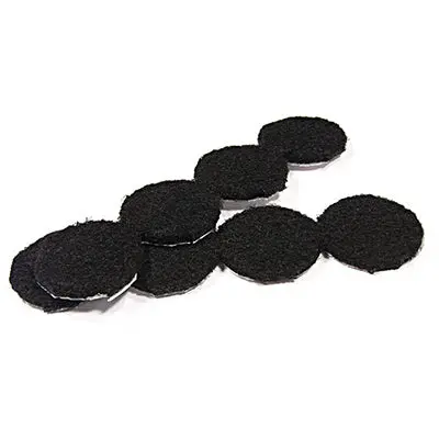 Self-Adhesive Black Felt Pads – 1-1/8-Inch Round, 48-Pack Bulk Value Pack 1