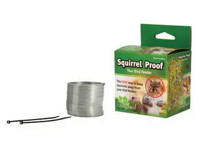 Squirrel-Resistant Spring-Activated Bird Feeder Mount 1