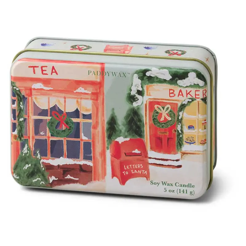 Sweet Orange & Fir Christmas Tin Candle 1