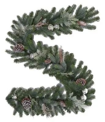 Tacoma Frosted Pine Garland (6-Foot Length) 1