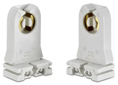 Tall-Profile White Fluorescent Lampholder – 660-Watt Rated 1