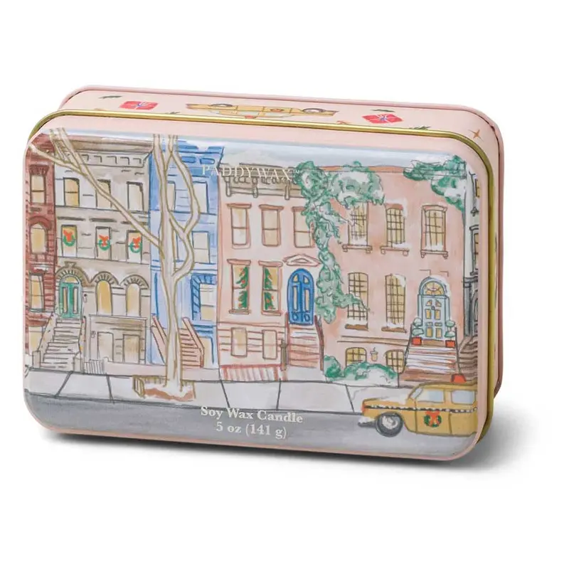Tangerine & Clove Festive Tin Candle 1