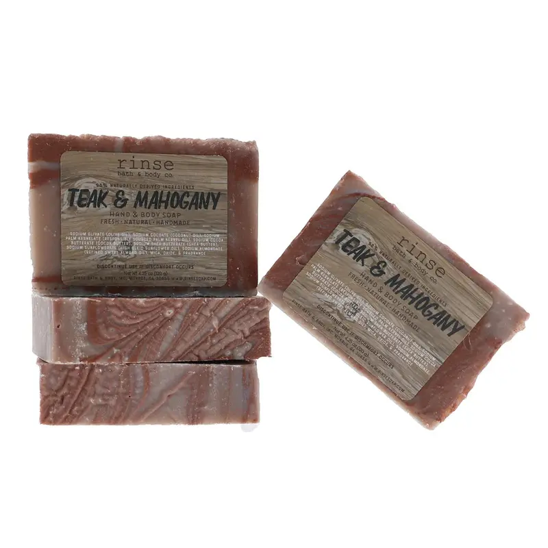 Teak & Mahogany Hand & Body Soap – Woody Aroma With Moisturizing Benefits 1