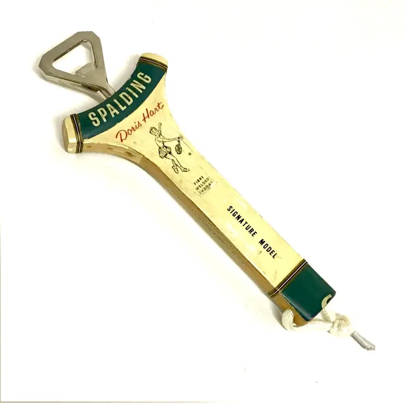 Tennis Racquet–Shaped Stainless Steel Bottle Opener 1