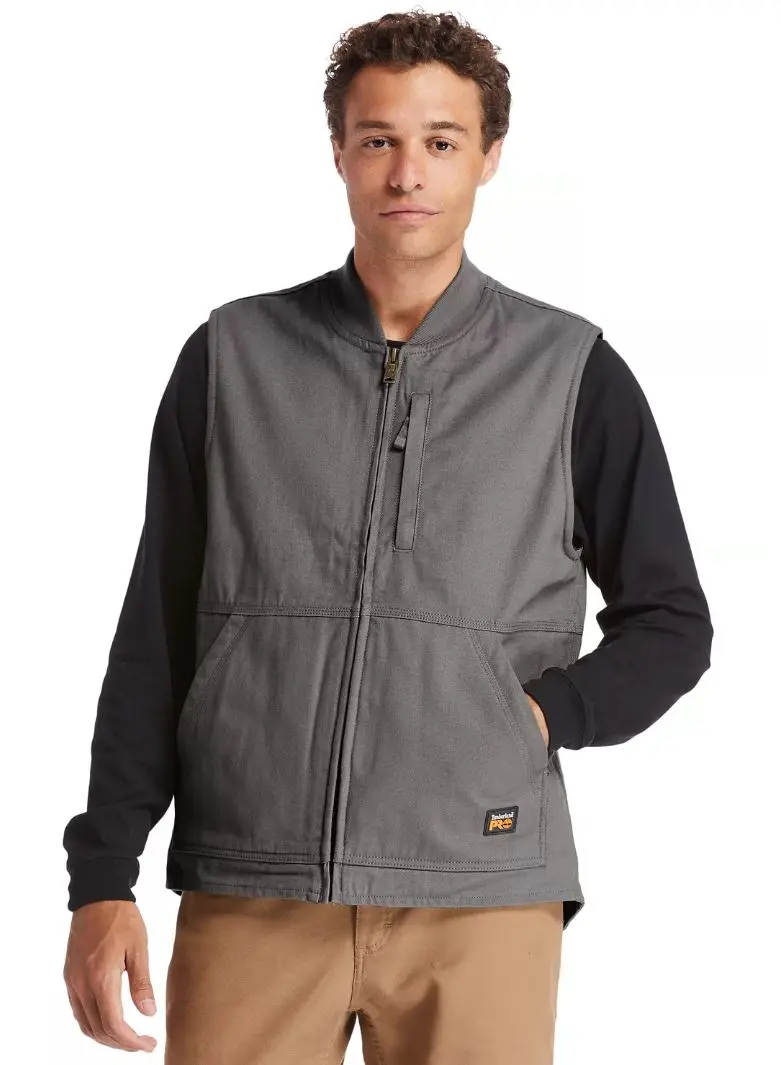 Timberland Pro Men'S Gritman Insulated Canvas Vest 3